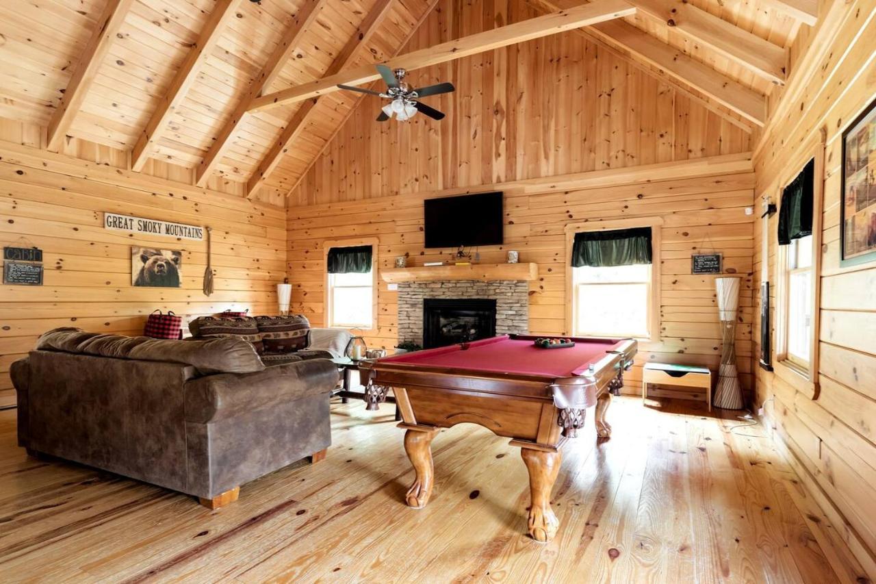 Smoky Mtn Hideaway - Cabin W/ Hot Tub & Pool Table Villa Sevierville Luaran gambar